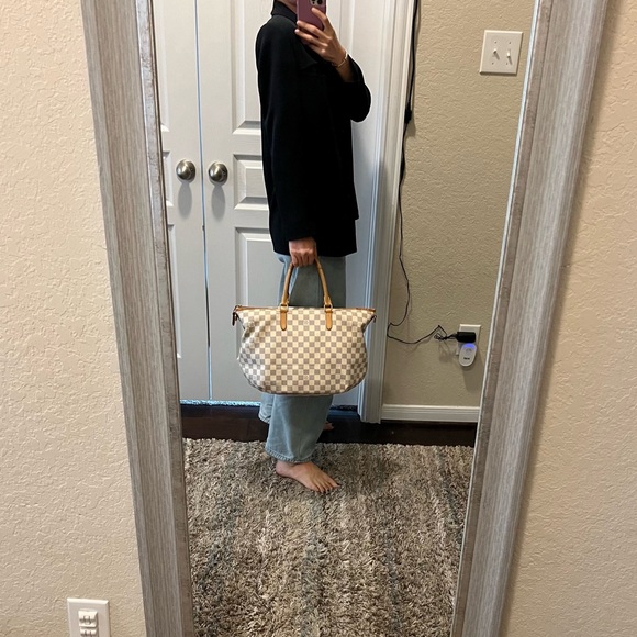 Louis Vuitton Damier Azur Riviera MM Zipper Handbag - Picture 5 of 16